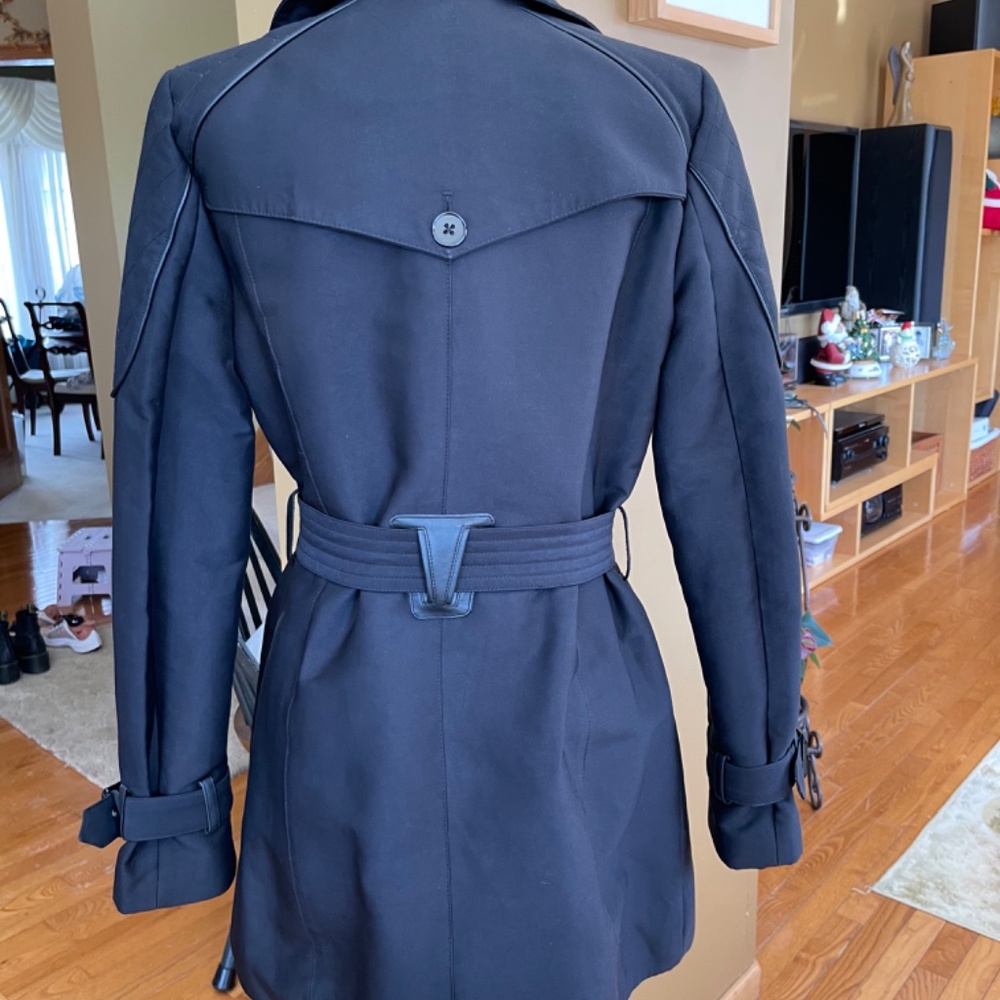 Sam Edelman black trench coats S Small - Picture 3 of 8